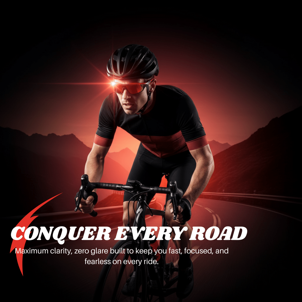 Glevato | Sports Sunglasses with Polarized Lenses & UV400 Protection
