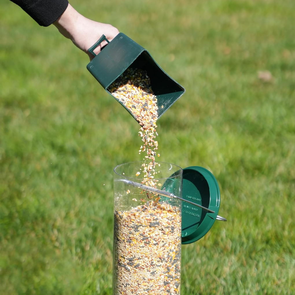 Glevato | Squirrel Proof Bird Feeder with Multiple Feeding Ports
