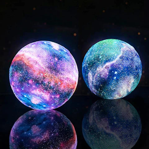 Glevato | Star Pattern Night Light | Touch Control, Rechargeable