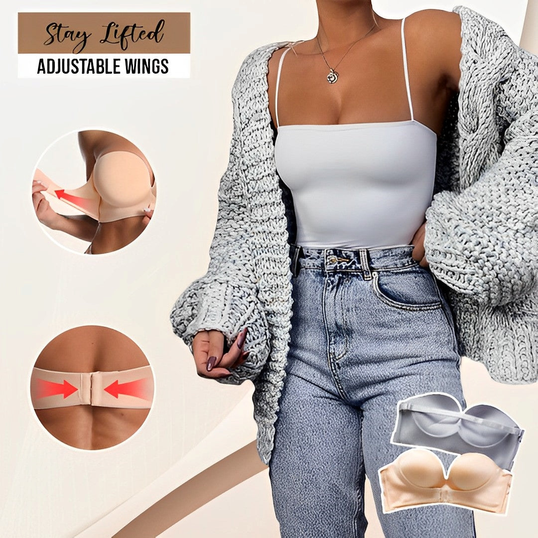 Glevato | Strapless Push-up Bra for Maximum Lift