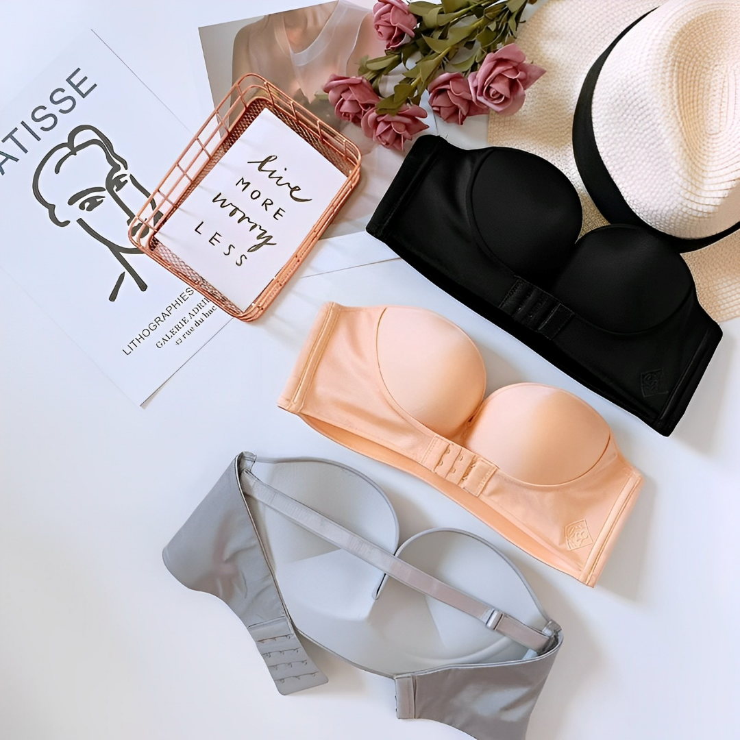 Glevato | Strapless Push-up Bra for Maximum Lift