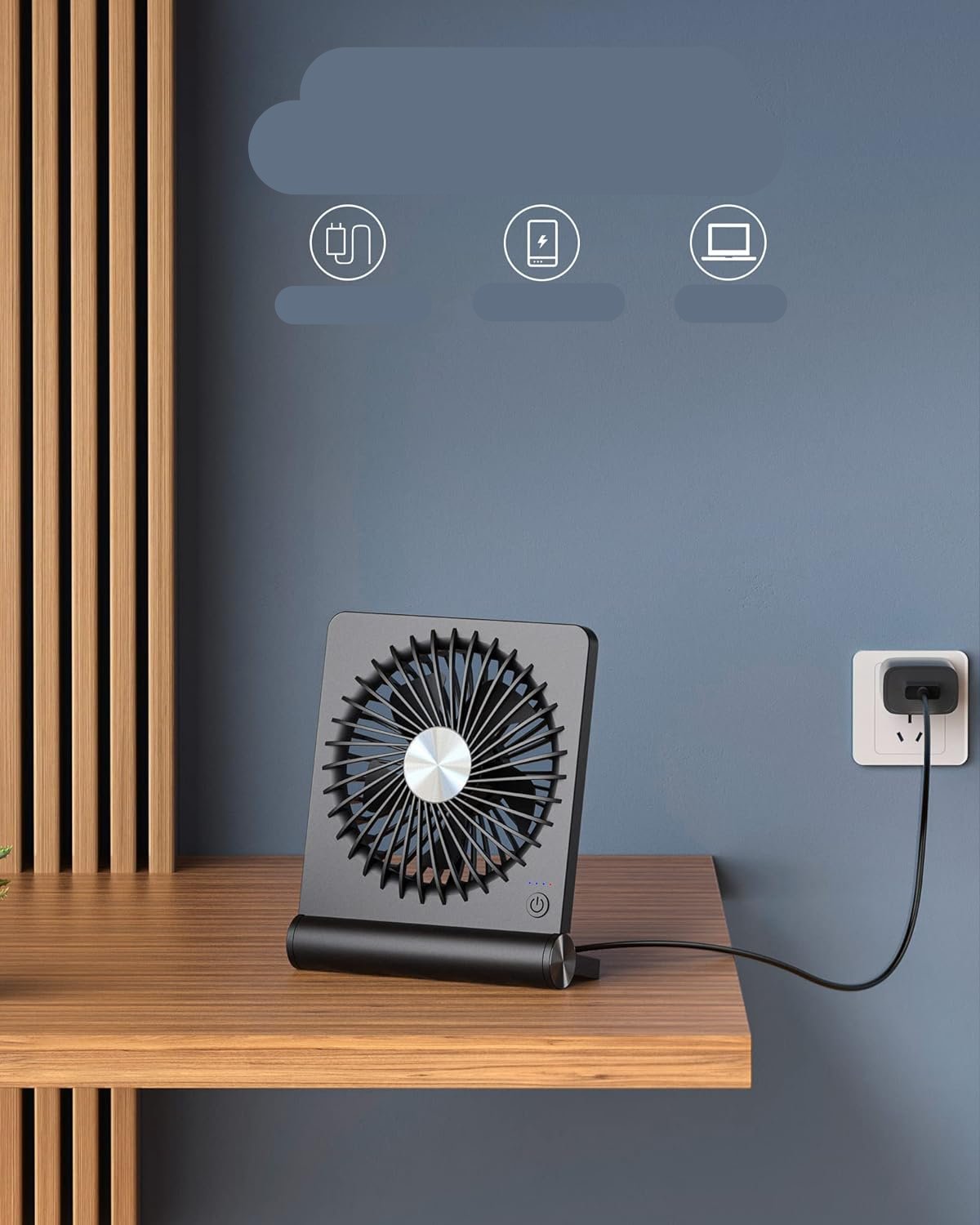 Glevato | Strong Wind Ultralight Small Table Fan