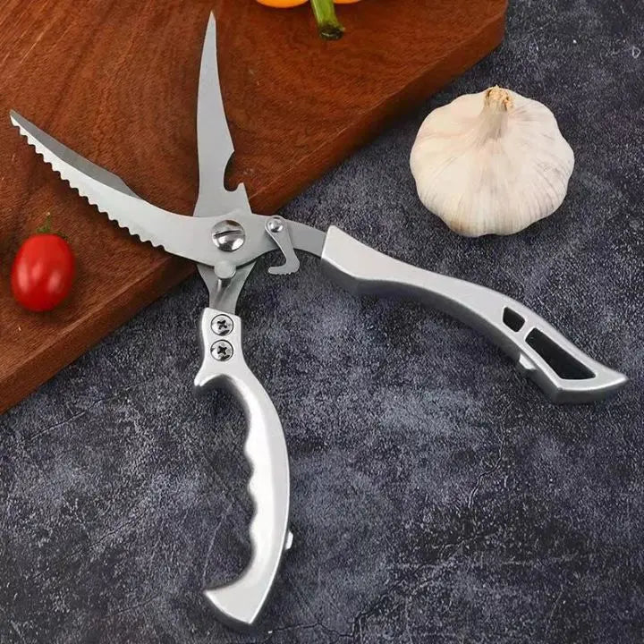 Glevato | Super strong kitchen scissors – stainless steel & effortless cutting