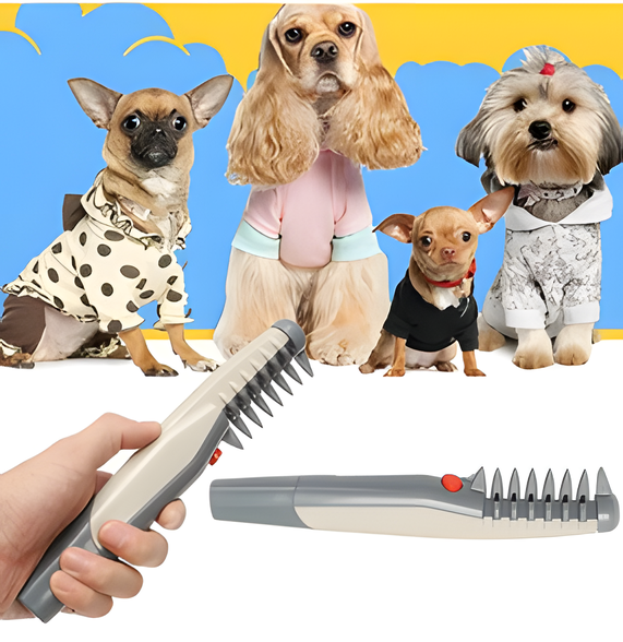Glevato | Tangle-Free Pet Grooming Brush – Gentle & Effective Detangler for Cats & Dogs