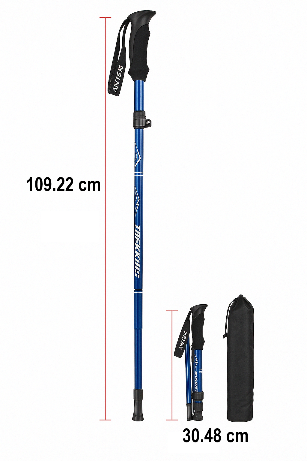 Glevato | Telescopic Walking Sticks - TrailMaster