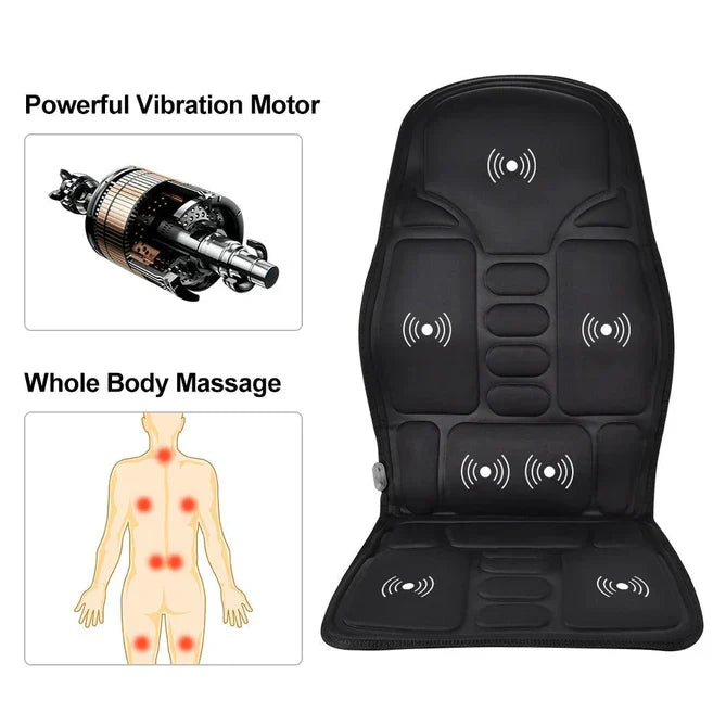 Glevato | The Premium Massage Cushion with Heated Back and Neck Support
