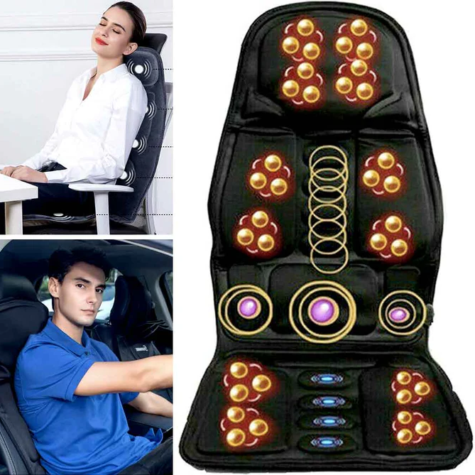 Glevato | The Premium Massage Cushion with Heated Back and Neck Support