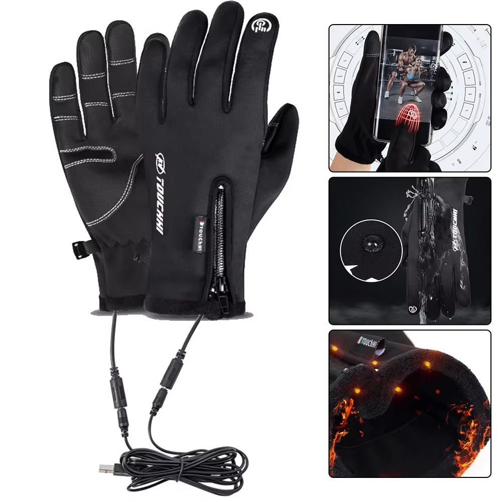 Glevato | Thermal Gloves Heating, Cycling, Bike, Ski Gloves