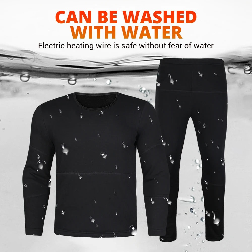 Glevato | Thermal Underwear | Rechargeable Thermal Base Layer | Unisex