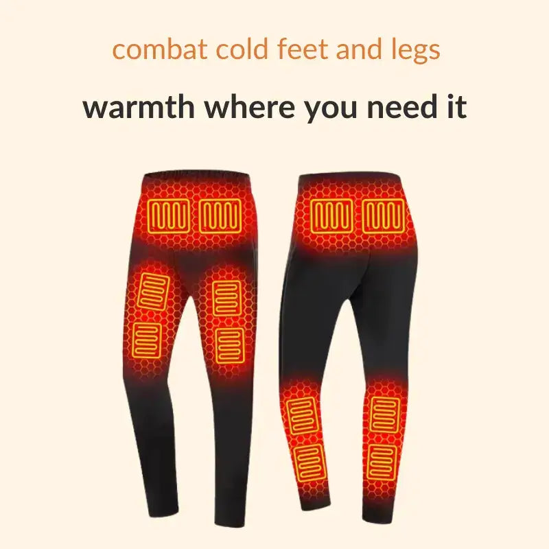 Glevato | Thermal Underwear | Rechargeable Thermal Base Layer | Unisex