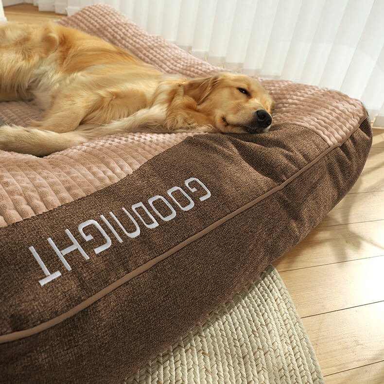 Glevato | Thick Scratch-Resistant Spine Protection Dog Bed