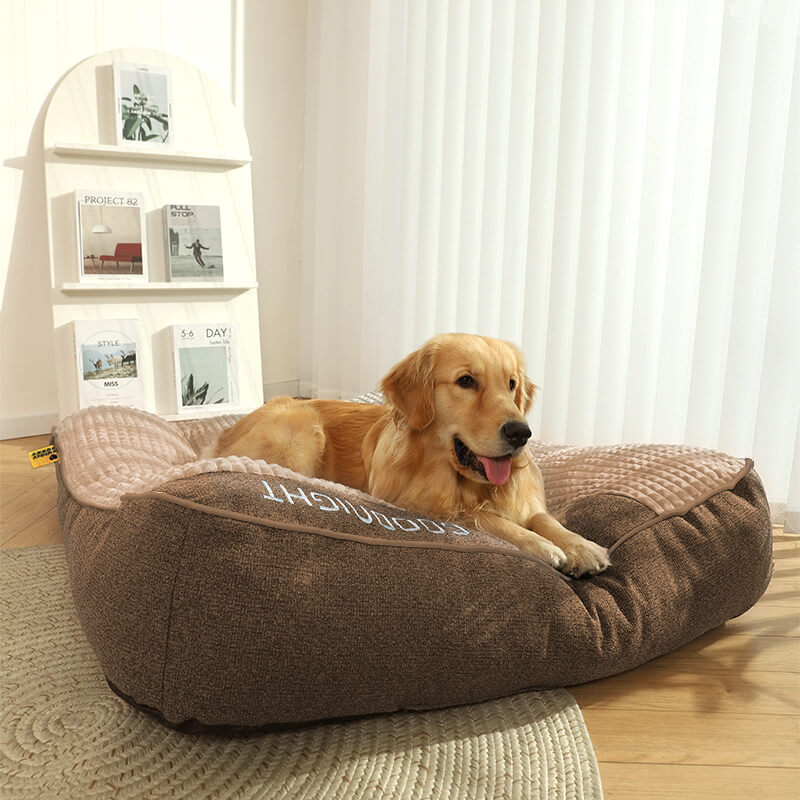 Glevato | Thick Scratch-Resistant Spine Protection Dog Bed
