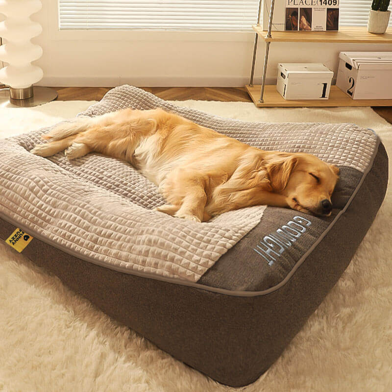 Glevato | Thick Scratch-Resistant Spine Protection Dog Bed