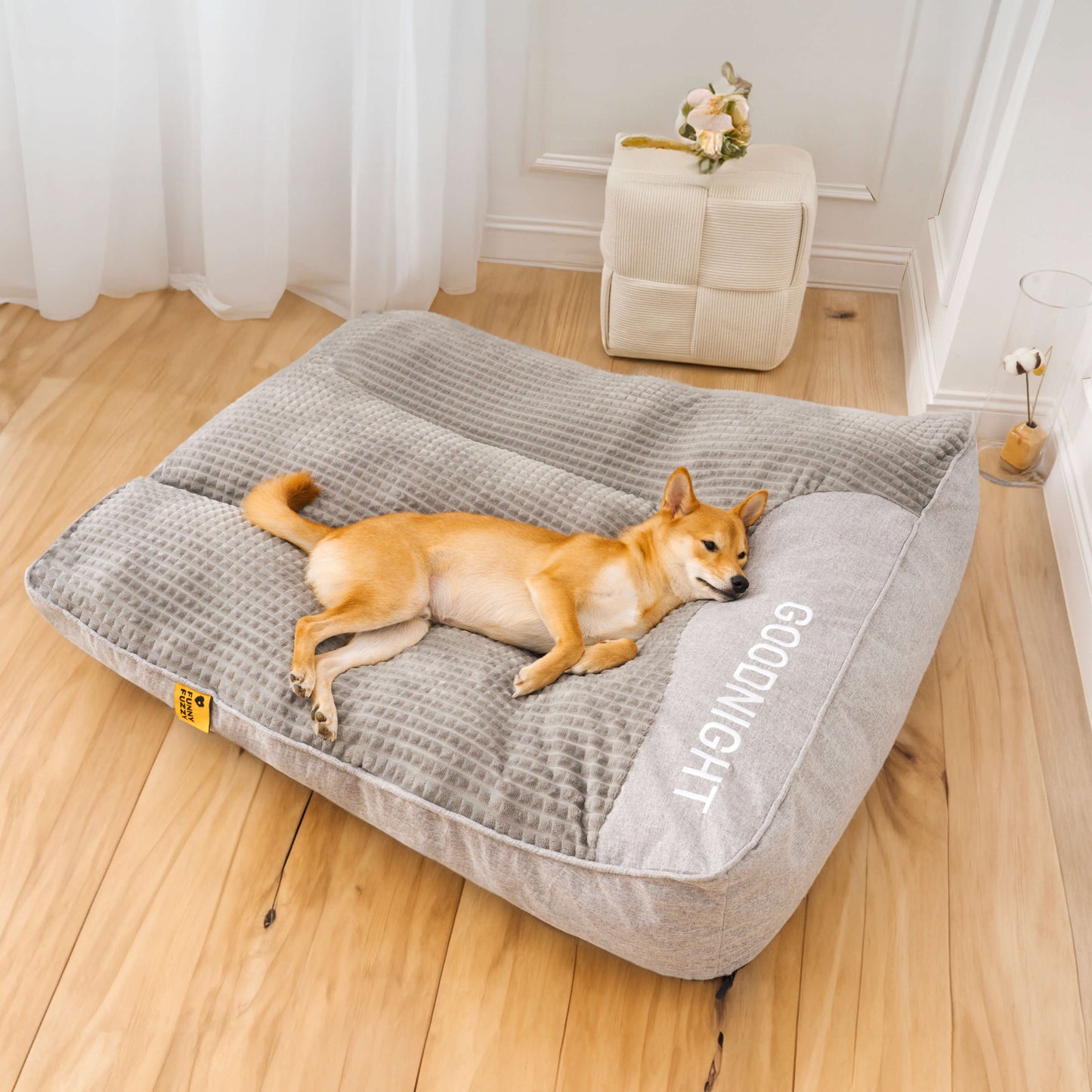 Glevato | Thick Scratch-Resistant Spine Protection Dog Bed