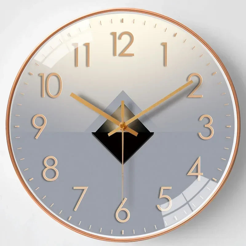 Glevato | Timeless Whisper™ | Silent Classic Wall Clock | Noise-Free Design for Bedroom & Office Decor