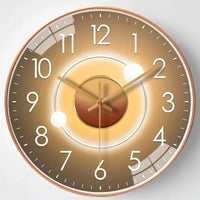 Glevato | Timeless Whisper™ | Cichy klasyczny zegar ścienny | Bezszelestny design do sypialni i biura