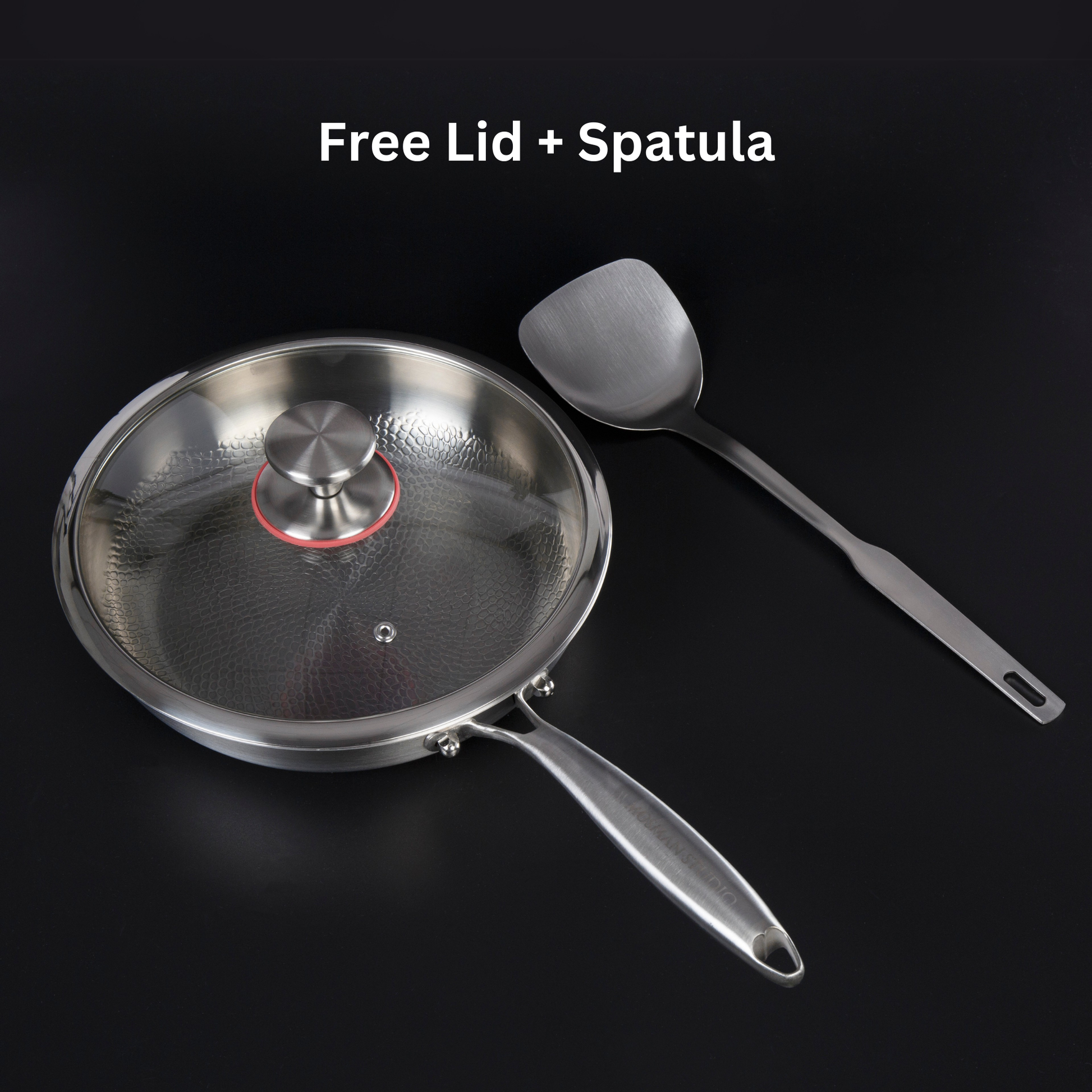 Glevato | Titanium Frying Pan | Non-Toxic, Naturally Non-Stick & Perfect for Healthy Cooking