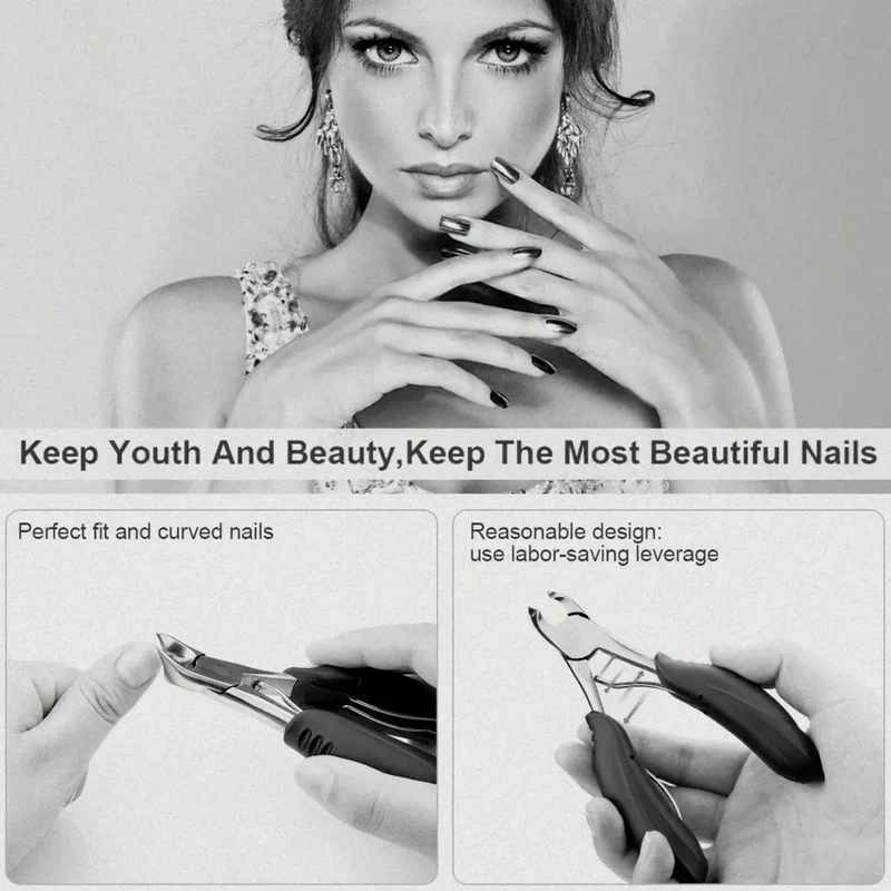 Glevato | Toenail Clipper for Seniors, Sharp, Ergonomic & Ideal for Thick Nails