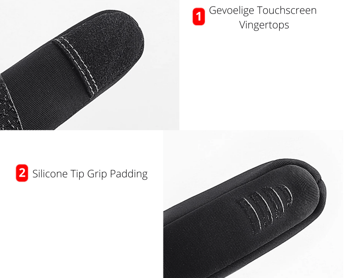 Glevato | Touch PRO Gloves – Warm and Waterproof Winter Gloves with Touch Function