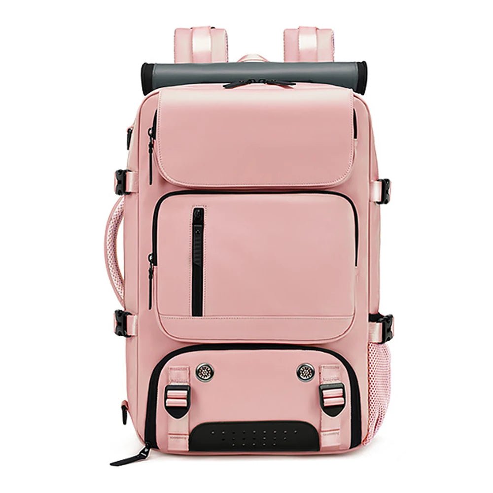 Glevato | TRAVELMAX Pack – Waterproof Travel Backpack with USB Port, Shoe Compartment & Anti-Theft Pocket