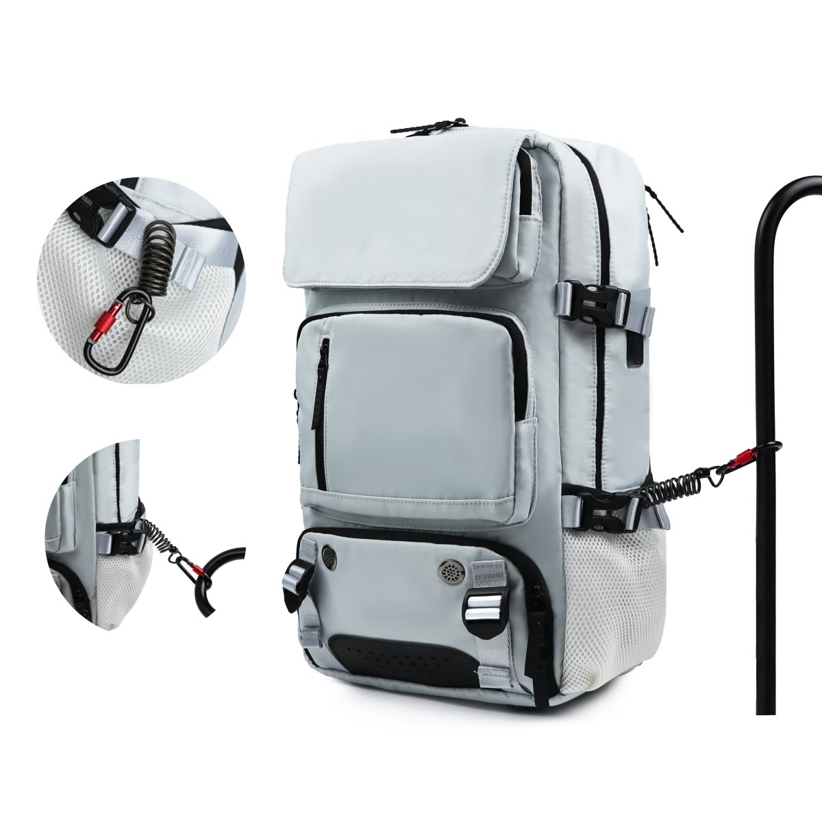 Glevato | TRAVELMAX Pack – Waterproof Travel Backpack with USB Port, Shoe Compartment & Anti-Theft Pocket