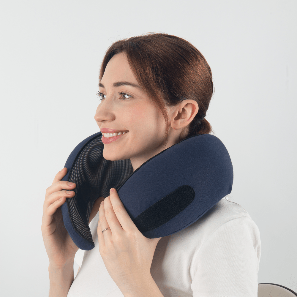 Glevato | TRAVELNEST – Ergonomic Travel Pillow for Neck Support