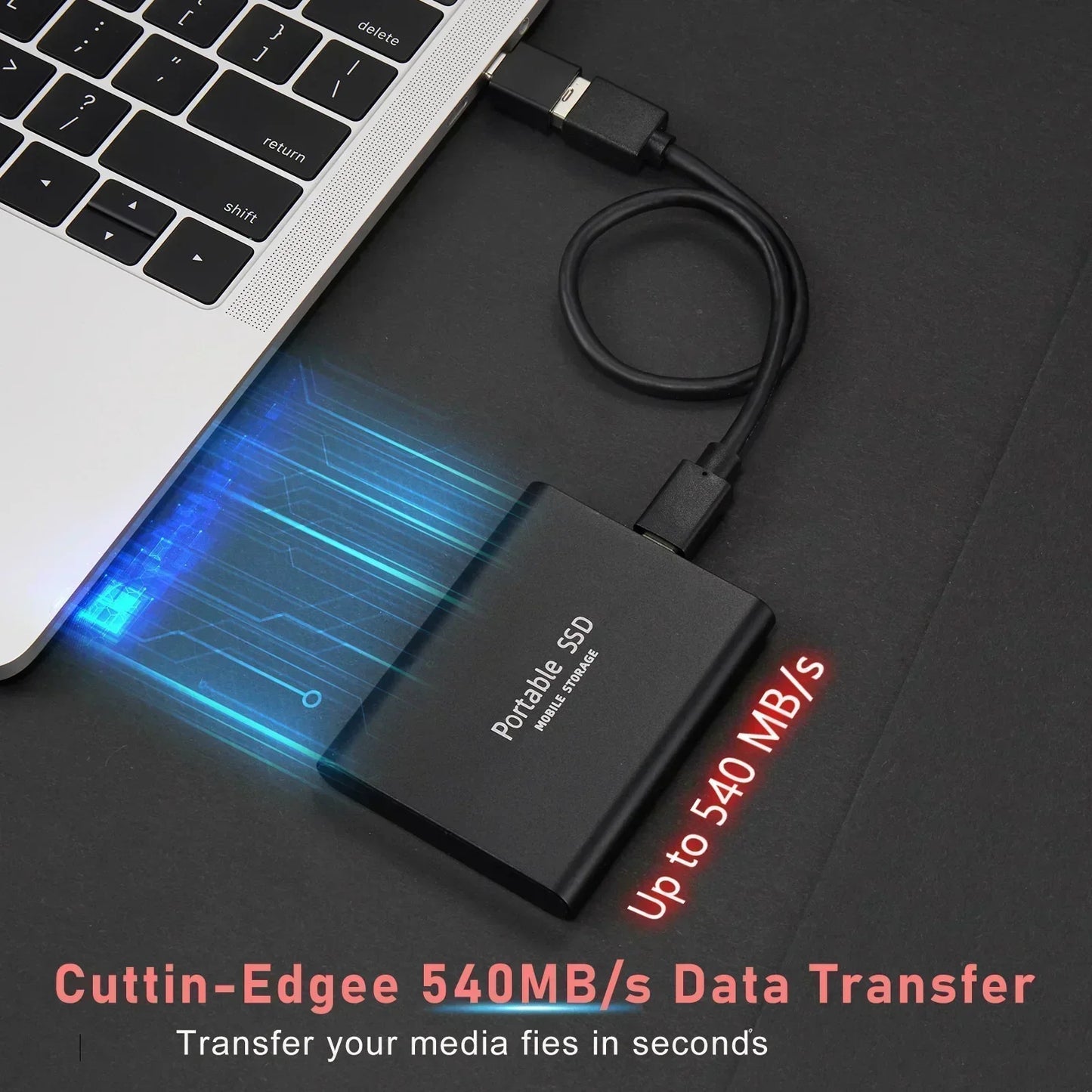 Glevato | Ultra-fast External SSD - SpeedDrive Pro