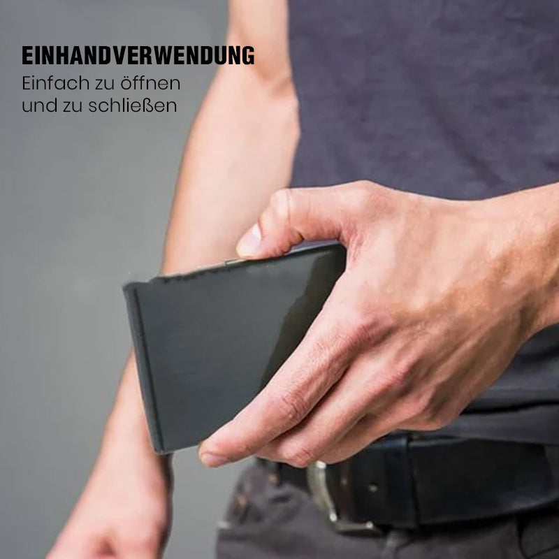 Glevato | Ultra-Slim Card Holder with Theft and Demagnetization Protection