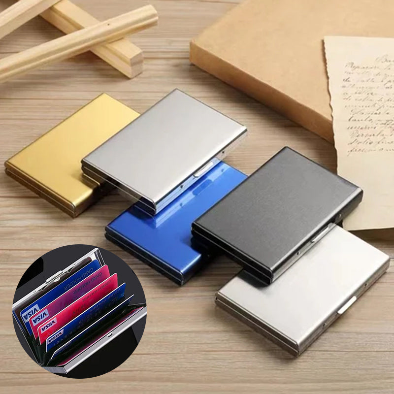 Glevato | Ultra-Slim Card Holder with Theft and Demagnetization Protection