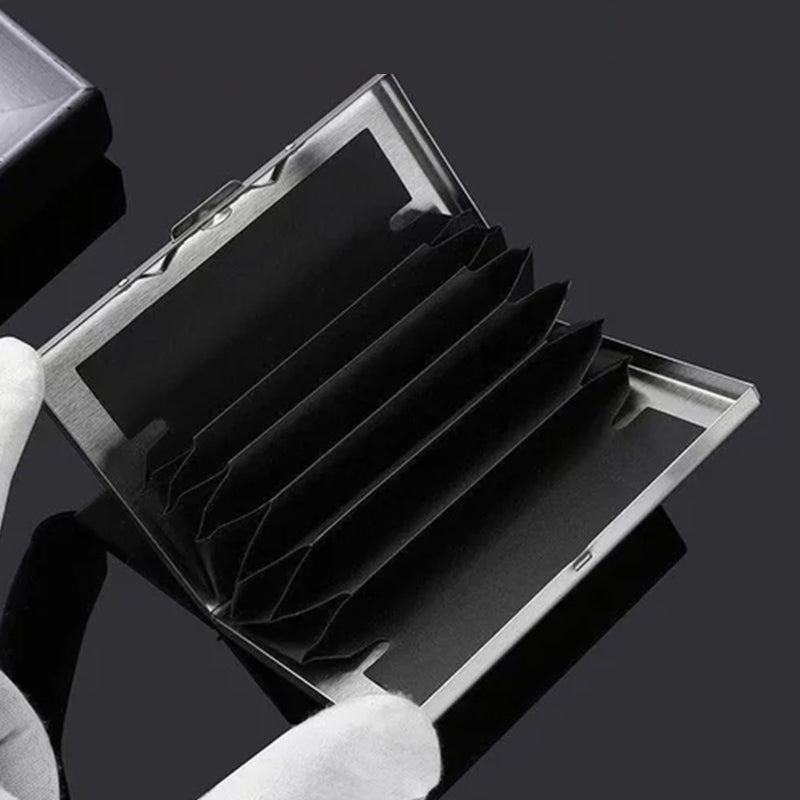 Glevato | Ultra-Slim Card Holder with Theft and Demagnetization Protection