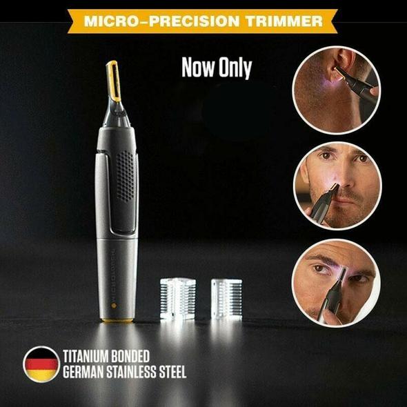 Glevato | Ultra-Thin Precision Trimmer – Professional Grooming for Beard, Nose & Eyebrows