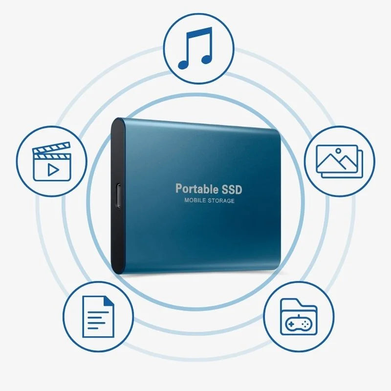 Glevato | UltraDrive - External SSD - Super Fast Storage 128GB