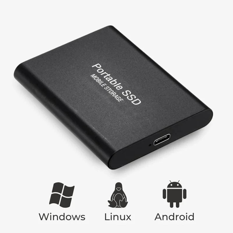 Glevato | UltraDrive - External SSD - Super Fast Storage 128GB