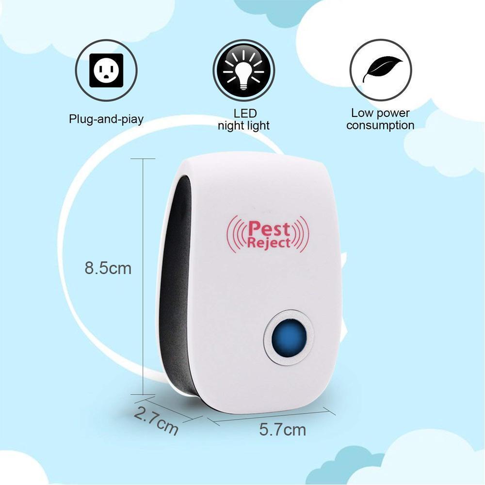Glevato | Ultrasonic Insect/Rodent Pest Control 2+1 Pack