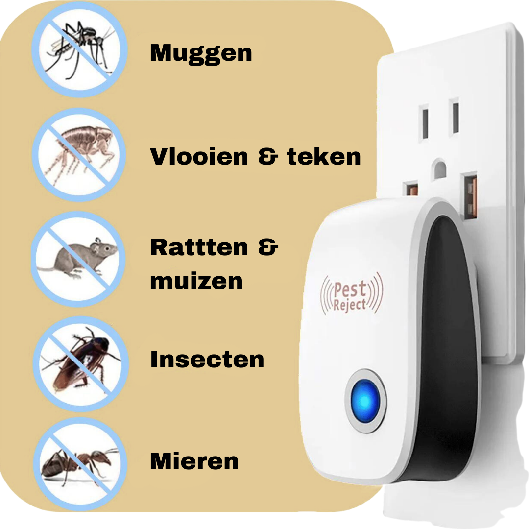 Glevato | Ultrasonic Pest Repeller for Home and Garden