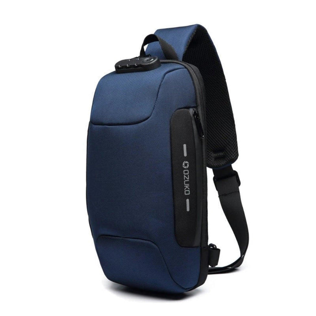 Glevato | Unisex Anti-Theft Sling Bag with USB Charging Port