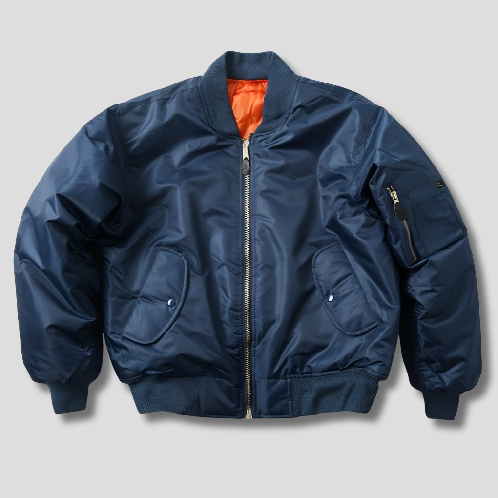 Glevato | Unisex Classic Bomber Jacket with Ribbed Trim