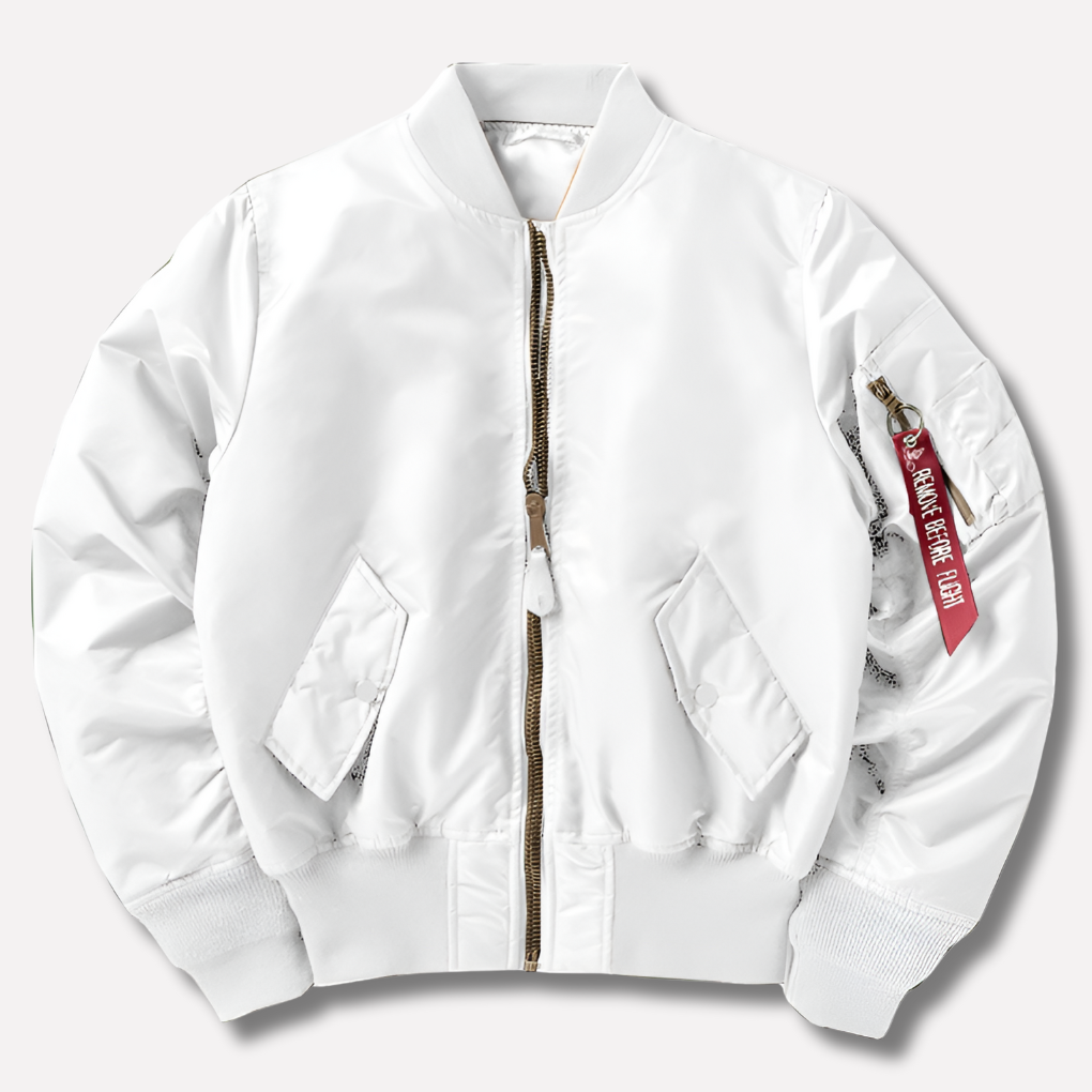 Glevato | Unisex Classic Bomber Jacket with Ribbed Trim
