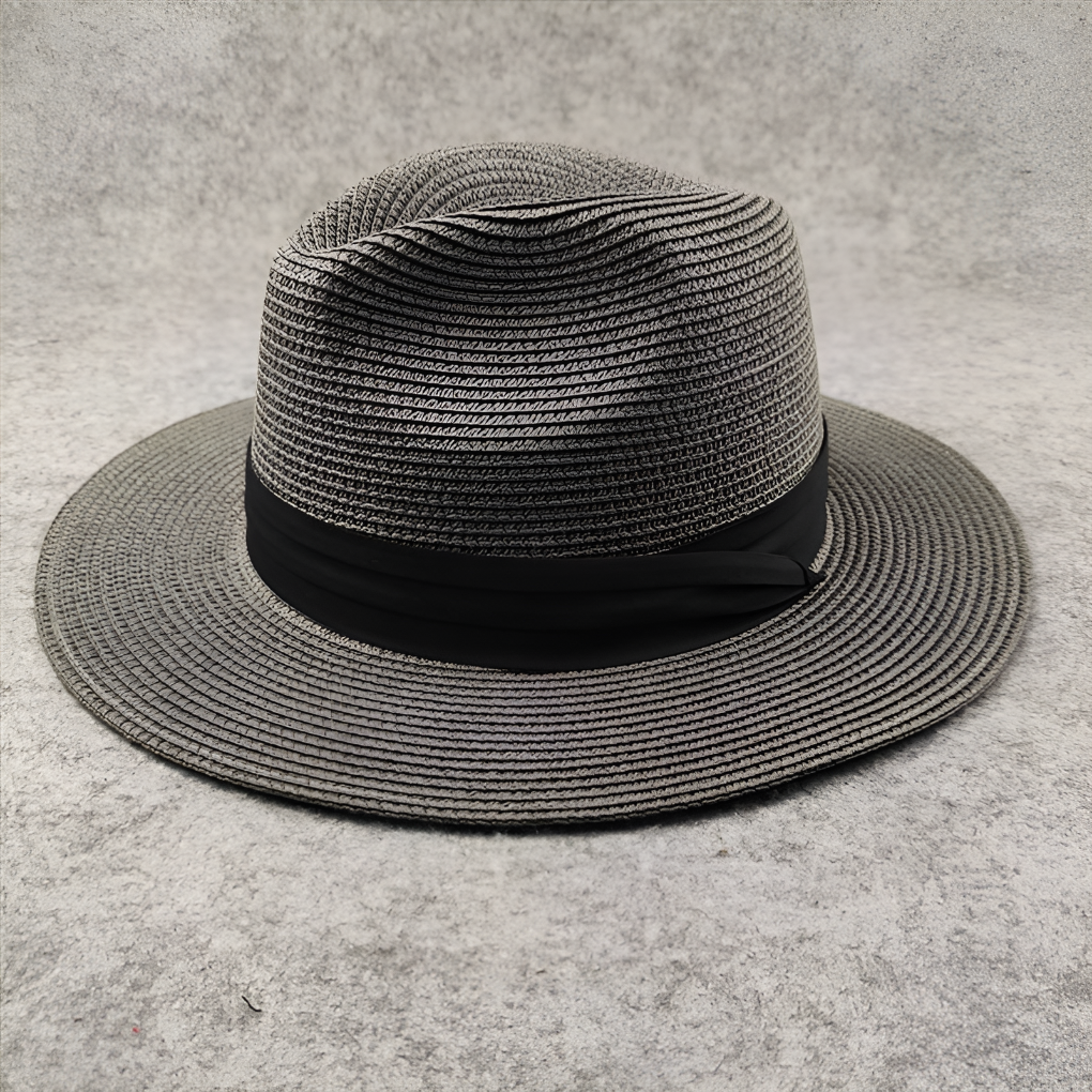 Glevato | Unisex Fedora Sun Hat with Wide Brim