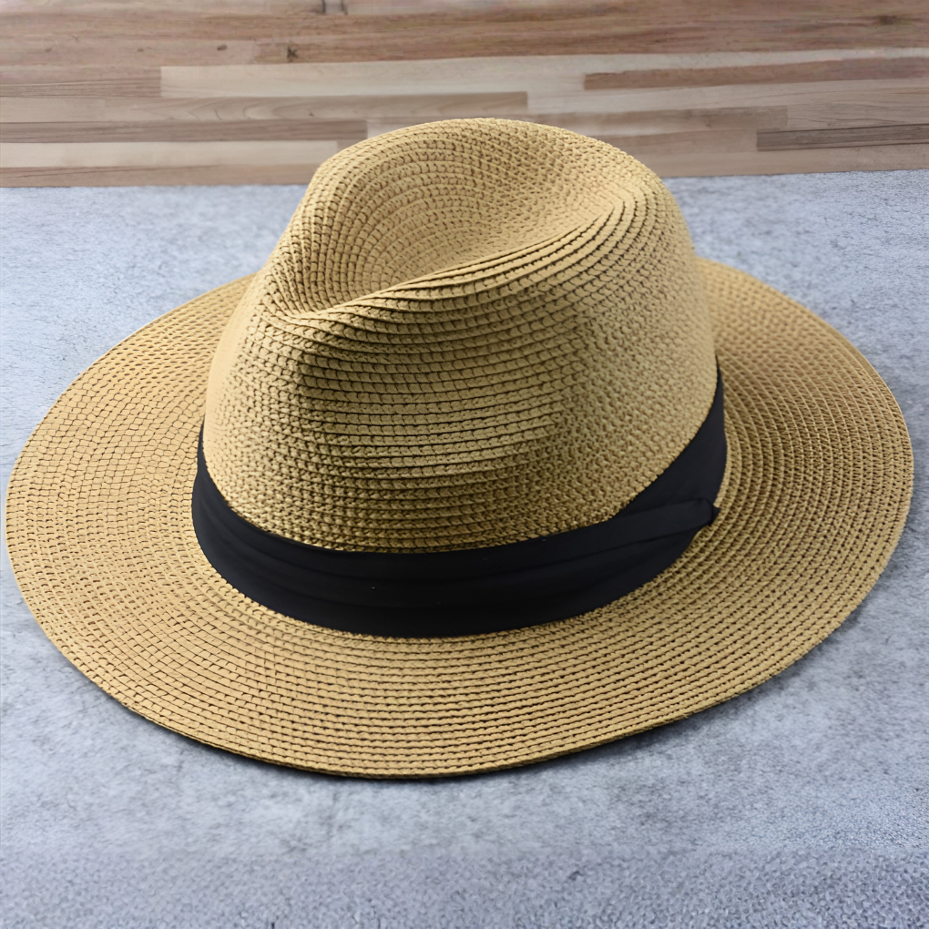Glevato | Unisex Fedora Sun Hat with Wide Brim