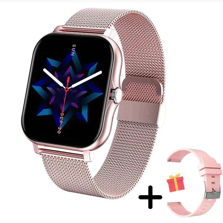 Glevato | Unisex Smart Watch Fitness Tracker with Bluetooth Calling