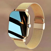 Glevato | Unisex smartwatch z funkcją fitness i rozmów Bluetooth