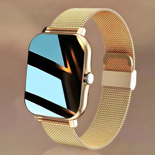 Glevato | Unisex Smart Watch Fitness Tracker with Bluetooth Calling