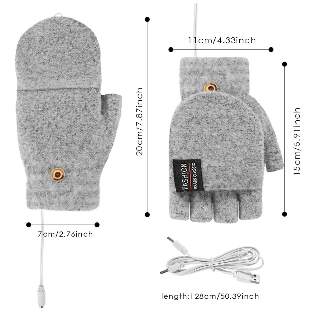 Glevato | USB Rechargeable Heated Wave Gloves