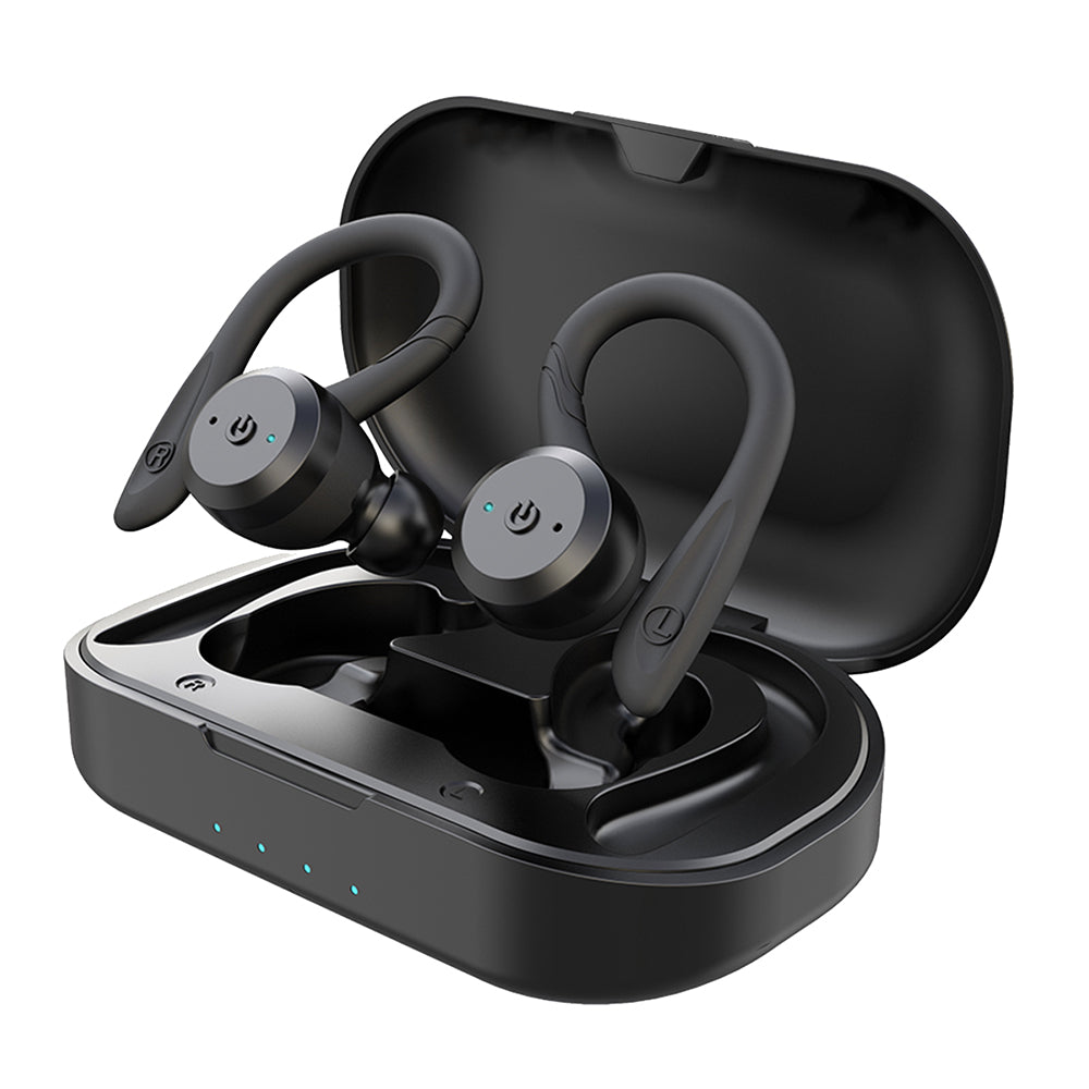 Glevato | Vega Waterproof Wireless Sport Earbuds – 20 Hours Playtime | Bluetooth 5.0, IPX7 for Swimming & Fitness
