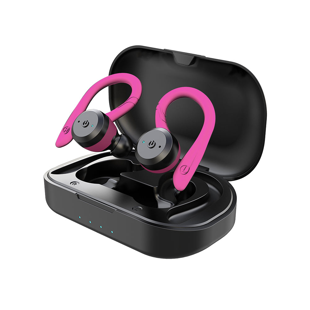 Glevato | Vega Waterproof Wireless Sport Earbuds – 20 Hours Playtime | Bluetooth 5.0, IPX7 for Swimming & Fitness