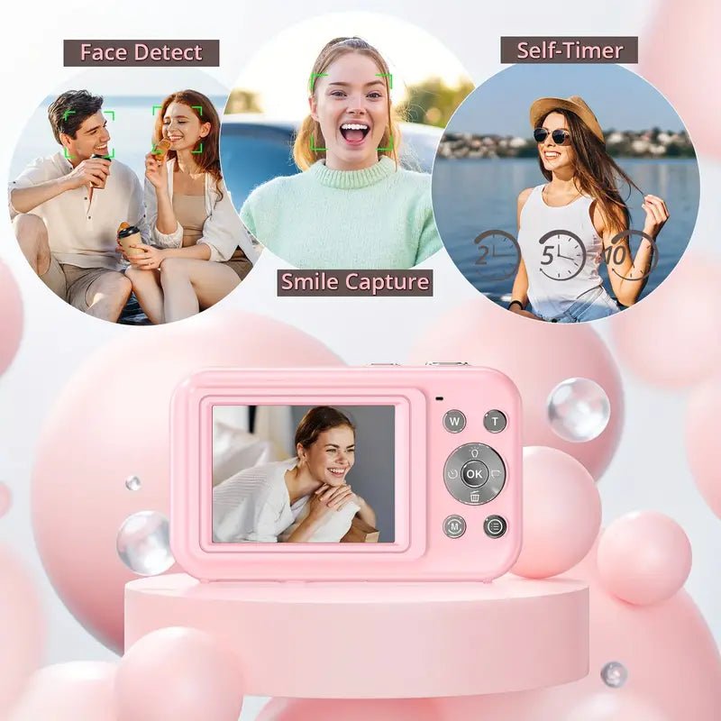 Glevato | Vintage Digital Camera | 1080p Video and HD Photos | Compact Design