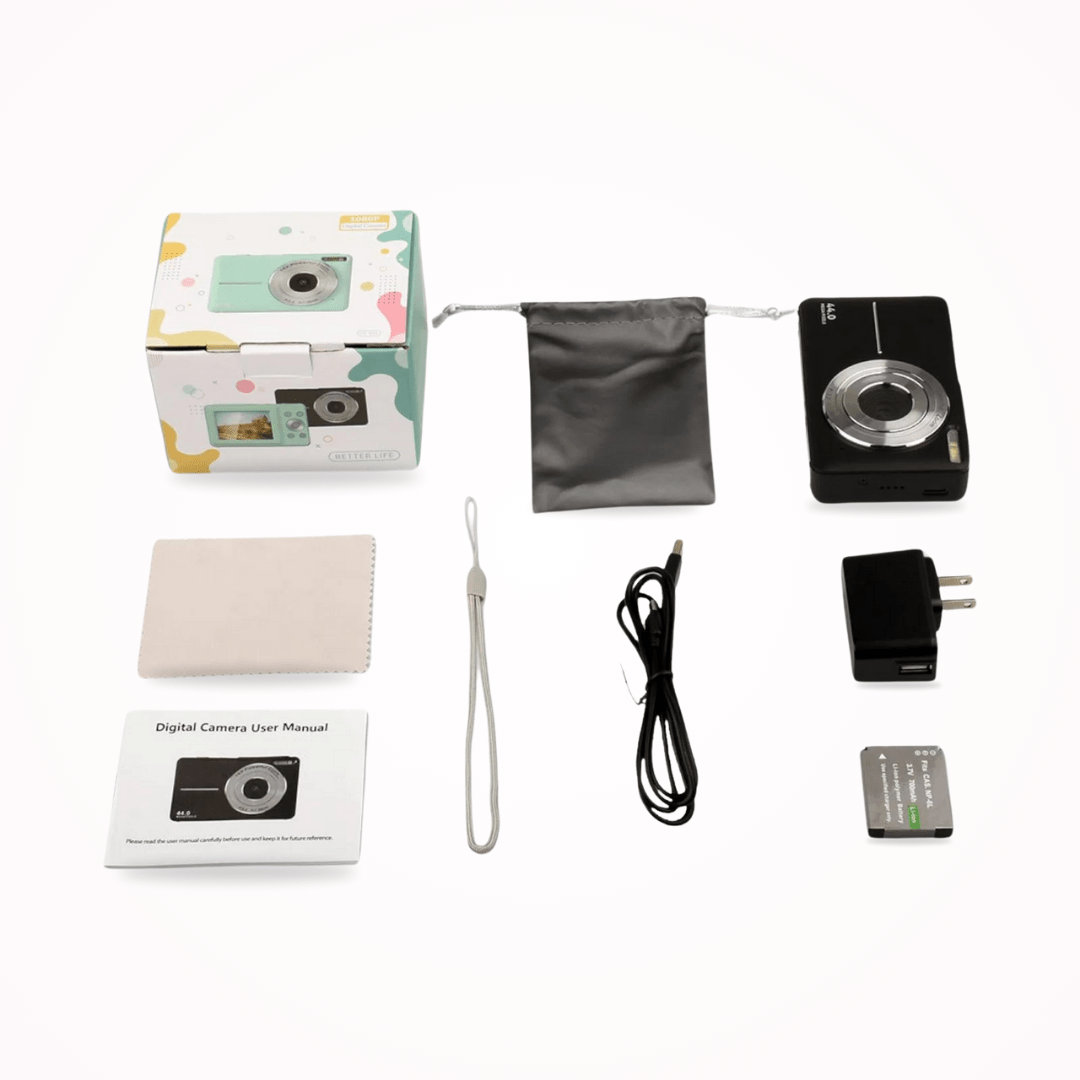 Glevato | Vintage Digital Camera | 1080p Video and HD Photos | Compact Design