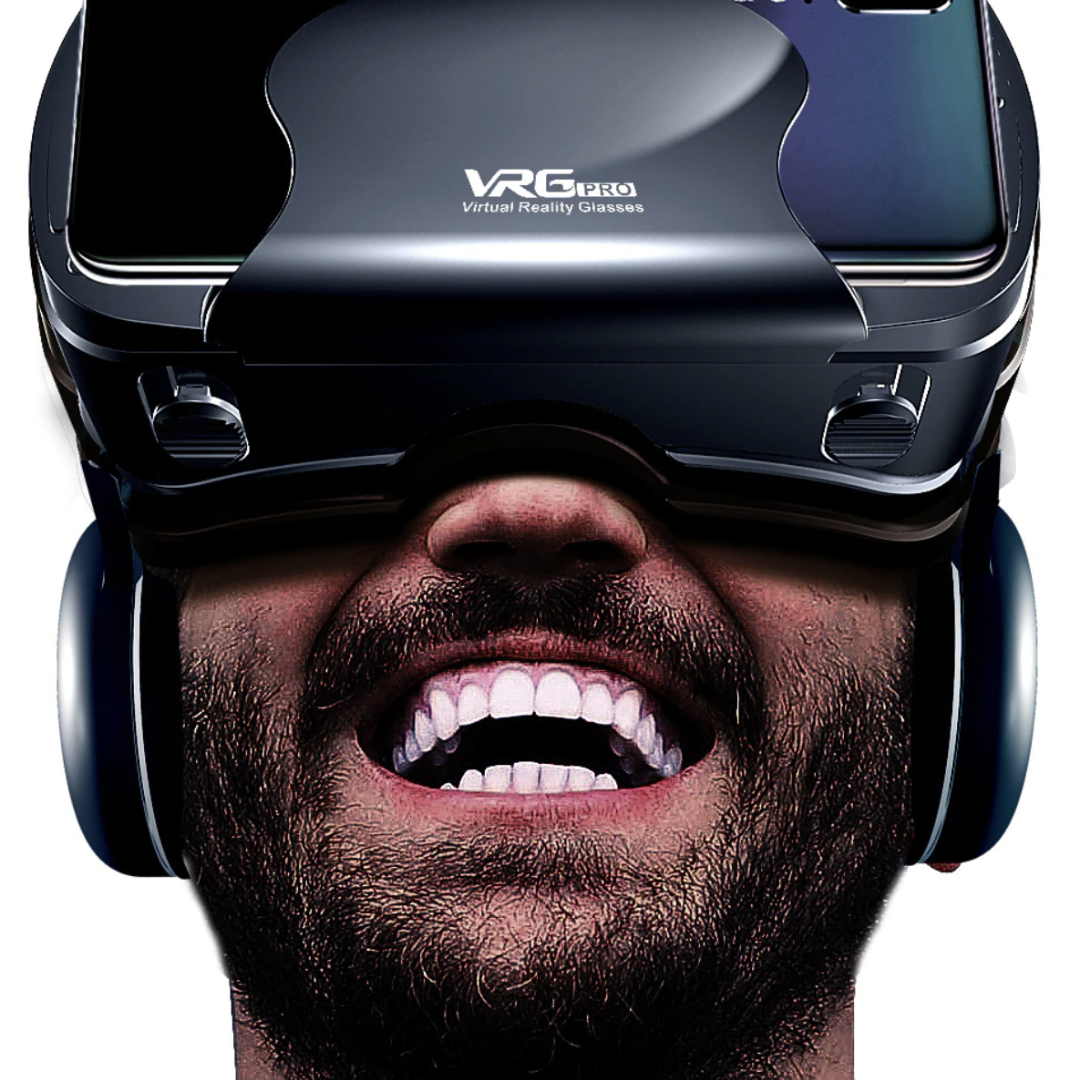 Glevato | VR Headset with Built-in Headphones for iOS/Android Smartphones
