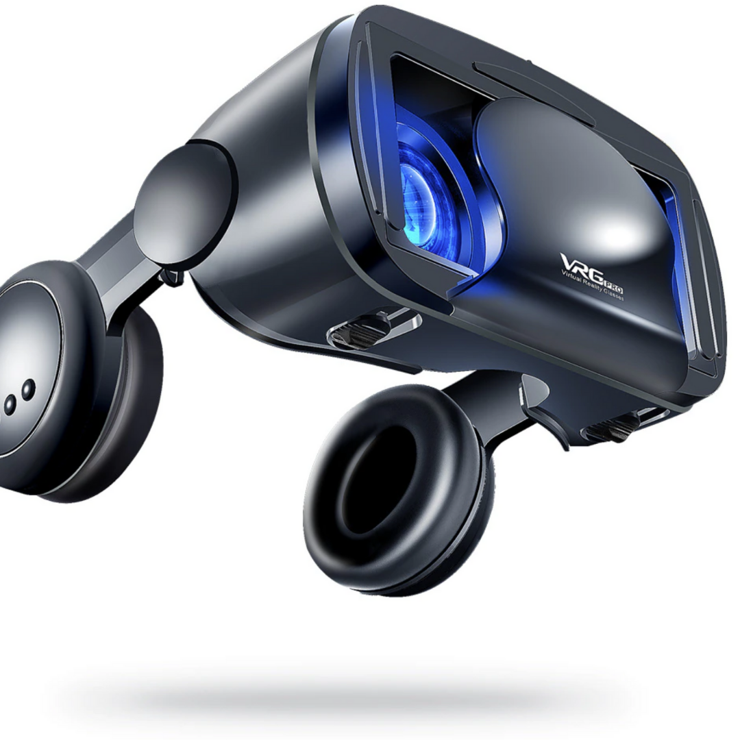 Glevato | VR Headset with Built-in Headphones for iOS/Android Smartphones